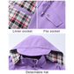 🧥LAST DAY SALE 50% OFF🌧️💧Ultimate Plaid Waterproof Jacket for Women🍃