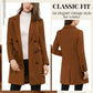 Allegra K Damen Basic Coat