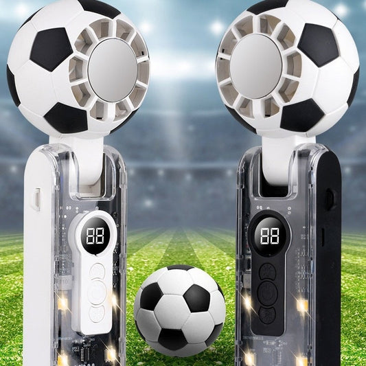 Foldable Handheld Fan with Digital Display
