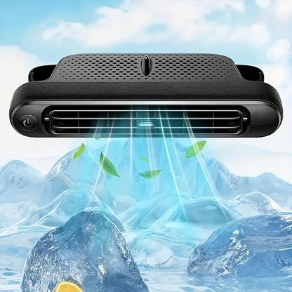 ❄️Summer Hot Sale-£14.99!!⚡50K+ SOL❄️Dual Turbo USB Car Seat Fan - High Wind Power Rear Pillow Fan
