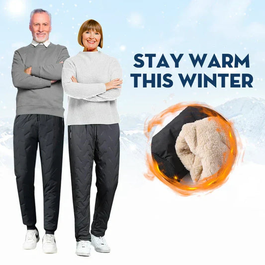 ⏳LAST DAY SALE 50% OFF!! ✨Unisex Super Cozy & Warm Fleece-Lined Waterproof Pants🔥