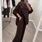 ⏳Limited time offer⏰Women's two-piece oversized sweater and pants set