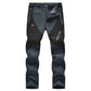 ❄️LAST DAY SALE 50% OFF!!🔥Men's Waterproof Winter Trousers with Fleece Lining Cargo Pants