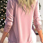 🎁Last Day Sale 50% OFF🎄Sequin Loose Smocked Fake Two-Piece Top