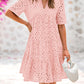 💥Last Day Special Sale 49% OFF💃Women's Elegant Hollow Out Lace Ruffle Casual Mini Dress