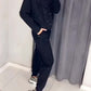 Women's Hooded Sweatshirt and Cuffed Joggers 2-Piece Set