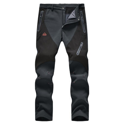 ❄️LAST DAY SALE 50% OFF!!🔥Men's Waterproof Winter Trousers with Fleece Lining Cargo Pants