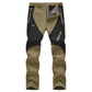 ❄️LAST DAY SALE 50% OFF!!🔥Men's Waterproof Winter Trousers with Fleece Lining Cargo Pants