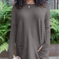 💝HOT SALE 49% OFF🎉New long sleeve casual pocket t-shirt