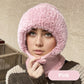 🎅🏻Christmas Sale 49% Off🎄Women's Winter One-Piece Knitted Beanie Scarf Mask 3-in-1 Balaclava