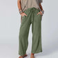 Women’s Comfortable Wide-Leg Elastic Waist Pants