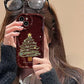 Christmas-Themed Full Coverage Phone Case with Lanyard
