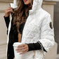 Women's Hooded Patchwork Cotton Jacket