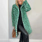 Women's Leopard Print Mid-Length Jacket