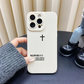 Matte Cross Pattern iPhone Case