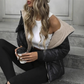 New❄️ 2025 Women's Checked Cotton Hooded Jacket
