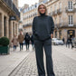 Women's Turtleneck Knit Loungewear Set