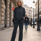 Women's Turtleneck Knit Loungewear Set