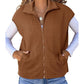 Women’s Fashion Solid Color Sleeveless Vest