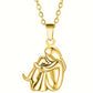 Little Girl Hugging Dog Ear Studs & Necklace