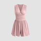 Women’s Deep V-Neck Sleeveless Romper