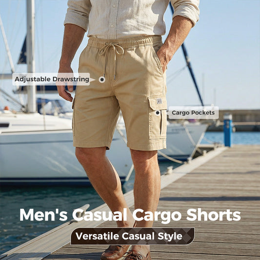 💐50% OFF ! Men’s Casual Cargo Shorts – Trendy Look & Versatile Style 🔥👖【Style at a Steal】