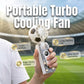 Foldable Handheld Fan with Digital Display