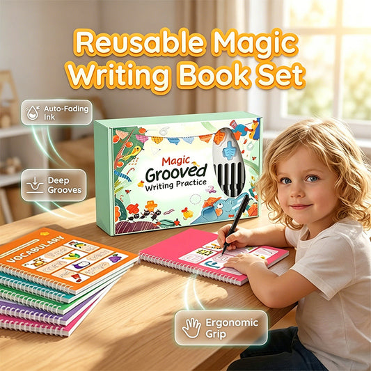 Magic Writing Practice Book Set for Kids